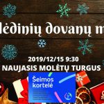 Šeimos kortelės pristatymas Kalėdinių dovanų mugėje Molėtuose