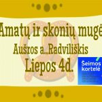 Šeimos kortelės pristatymas "Amatų ir skonių mugėje" Radviliškyje